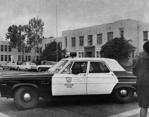 Police car, Jordan High School