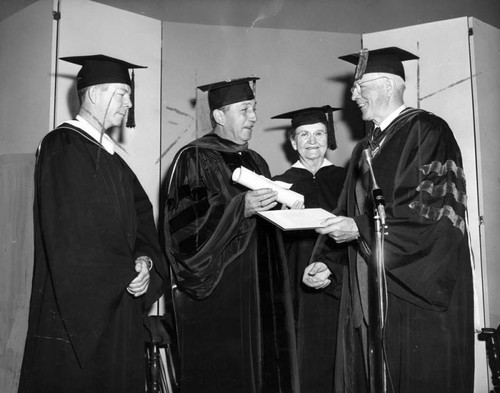 Walt Disney gets 'doctor of fine arts' degree