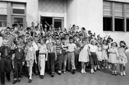 Happy faces, Hoover Street Elementary School