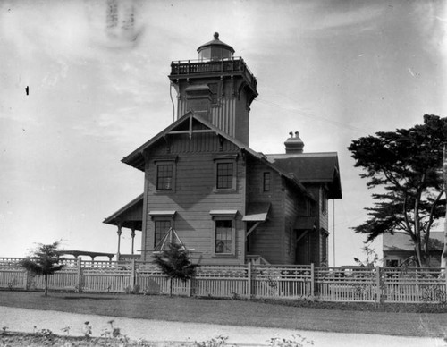 View of Point Fermin Lighthouse