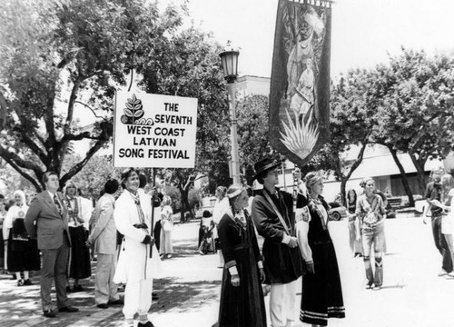 Parade, Seventh West Coast Latvian Song Festival