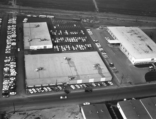 Hughes Aircraft, Artesia Avenue, looking north