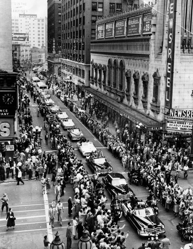 Stevenson parade in downton Los Angeles