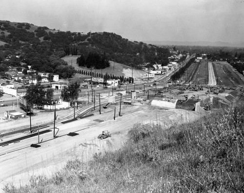 Cahuenga Freeway at Lankershim Boulevard, Studio City