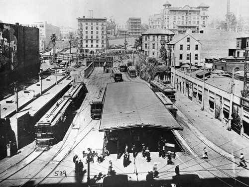 Hill Street electric car station