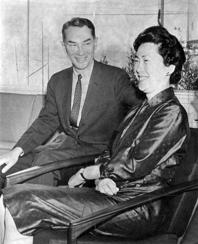 Edwin Reischauer and wife, Haru