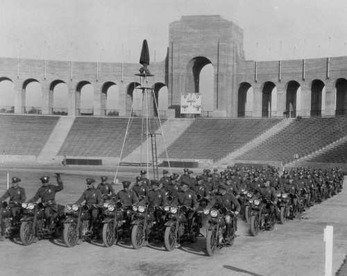 Inspection of motorcycle officers