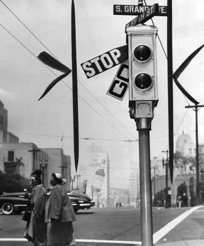 Traffic signal in L.A