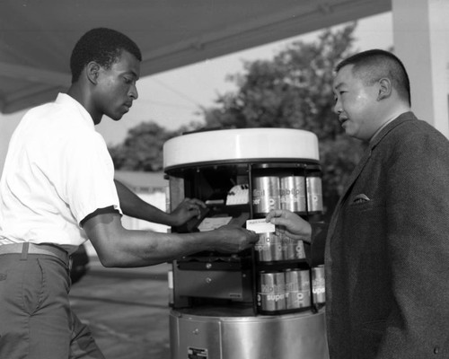 Mobil Service Station on Arlington Avenue