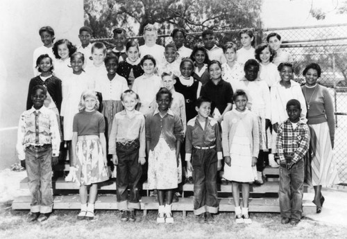 Fifth grade class at South Park School