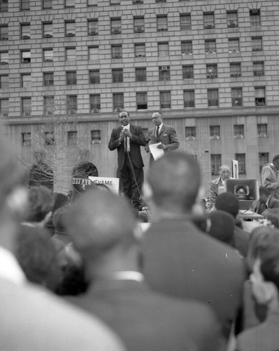 Community leaders attend Civil Rights rally