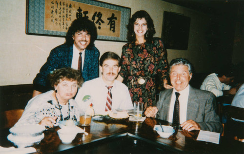 Family celebrates birthday at Japanese restaurant