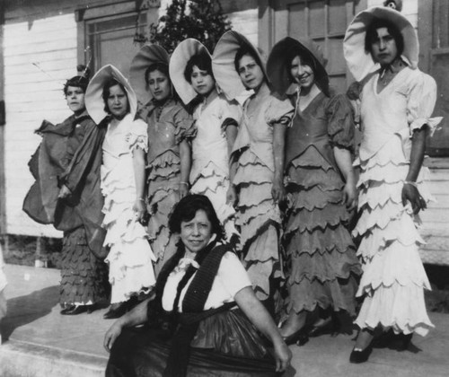 Women in costume at Banning Park