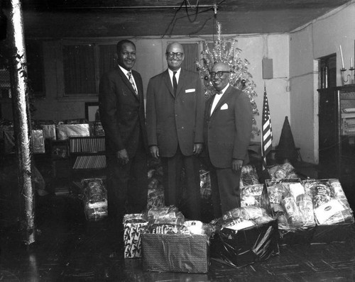 James Roosevelt's holiday food drive