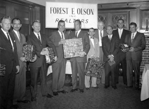 Award presented to Forest E. Olson realtors