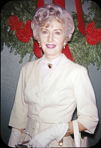 Barbara Stanwyck at the Beverly Hills Hotel