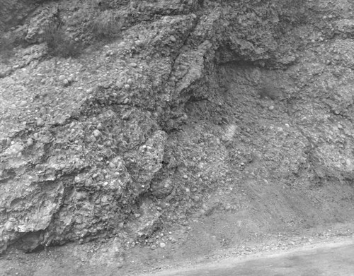 Ancient river bed in the Santa Monica Mountains