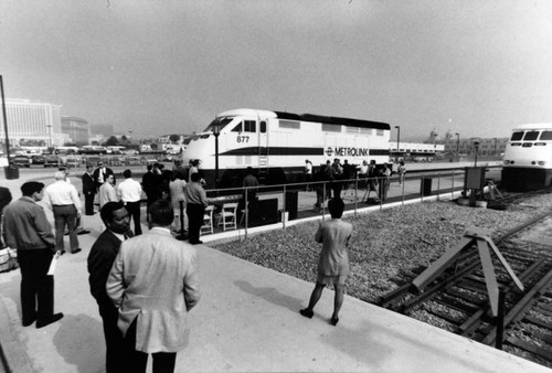 Metrolink train at Union Station