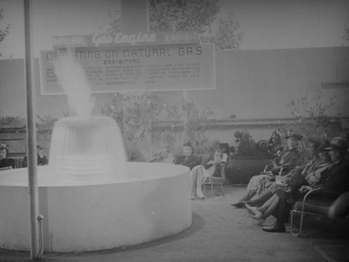 Natural gas engine exhibit at the Los Angeles County Fair — Calisphere