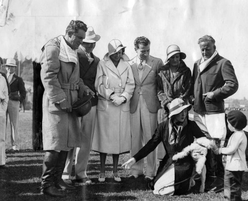 Mary Pickford with group