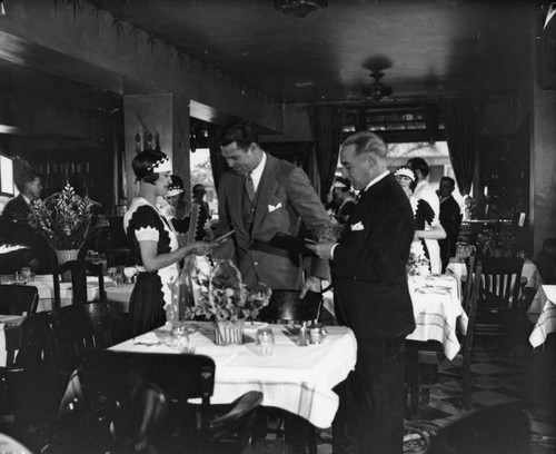 Jack Dempsey at his restaurant