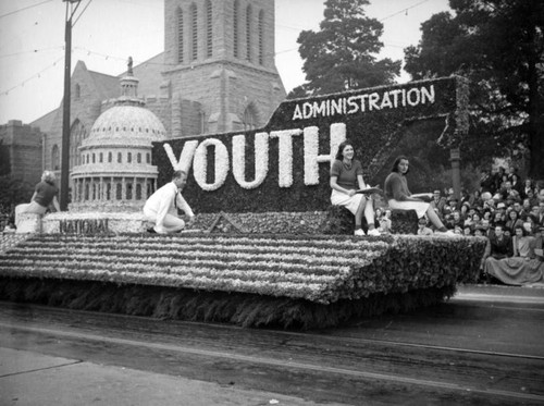 "National Youth Administration," 51st Annual Tournament of Roses, 1940