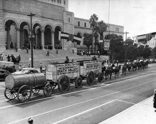 20-mule team wagon train