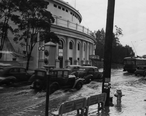 Flooding in Echo Park