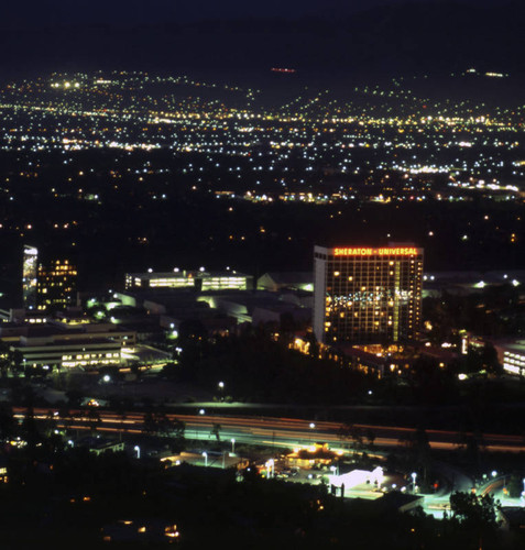 Universal Studios from Mulholland Drive