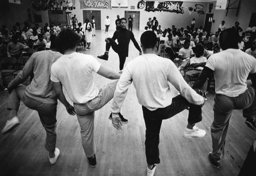 Dance for inmates at Juvenile Hall