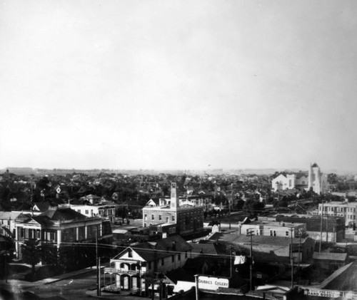 Aerial view of Long Beach