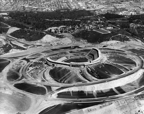 Dodgers home under construction