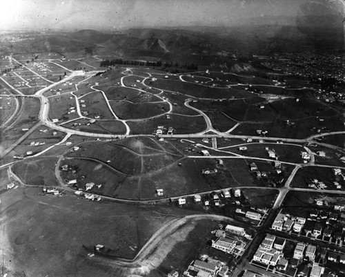 Boyle Heights aerial view