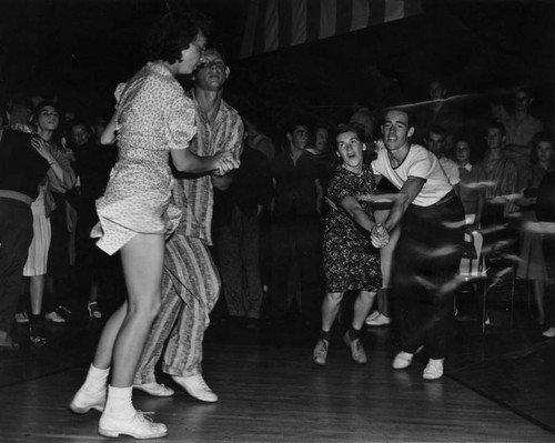 Brother and sister dancing champs