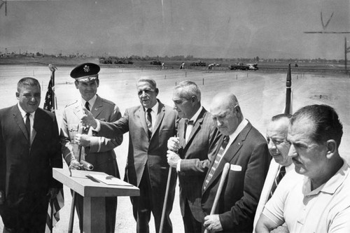 Officials break ground for new sports center