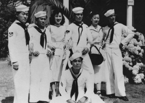 Korean American women with Korean sailors