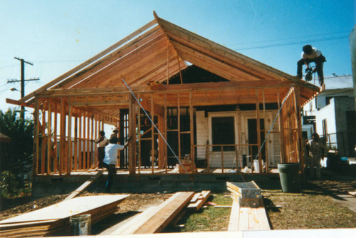 House construction in Cypress Park