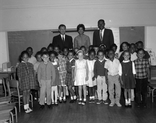 Councilman Tom Bradley at Burnside Avenue Elementary