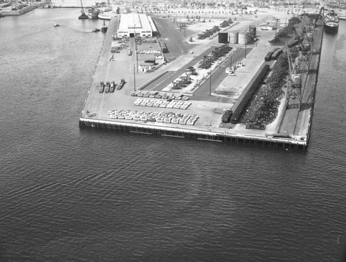 Pier "D", Long Beach Harbor, looking north