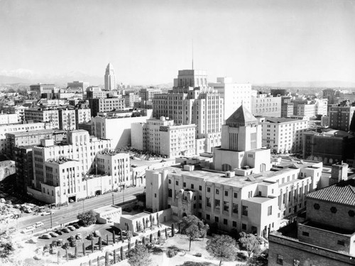 Downtown seen from the Richfield Building