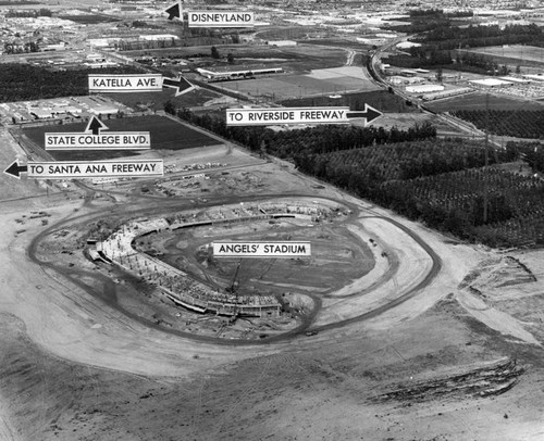 Construction of Angel Stadium