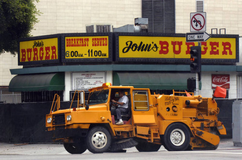 John's Burger stand