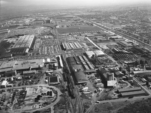 Eastern Avenue and 61st Street, Central Manufacturing District, looking east