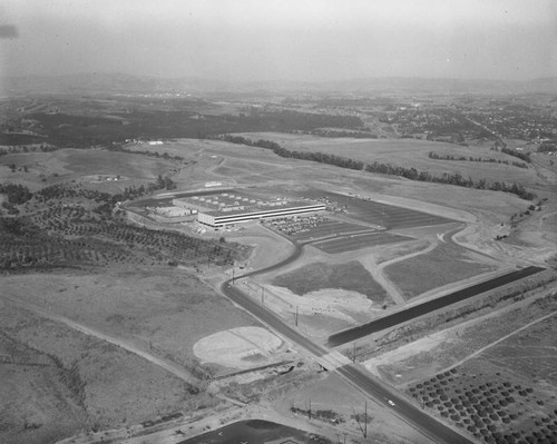 Hughes Aircraft and Ground Radar Systems Plant, looking northeast