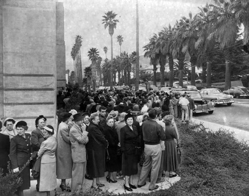 Al Jolson funeral