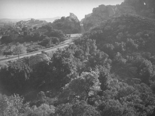 Train tracks in the Santa Susana Pass