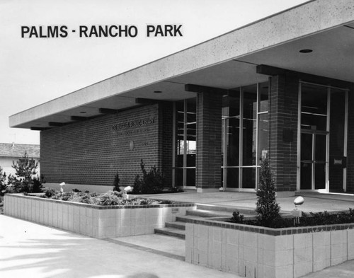 Palms-Rancho Park Branch Library, exterior