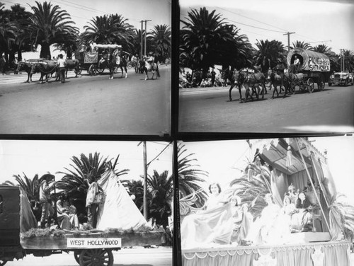 Pioneer Days in Santa Monica, views 1-4