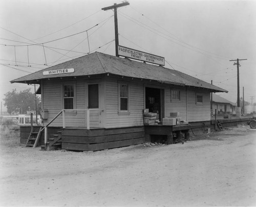 Whittier freight station