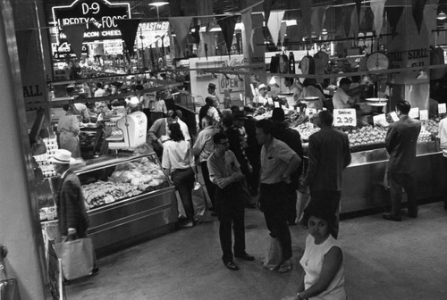 Busy aisles at Grand Central Market